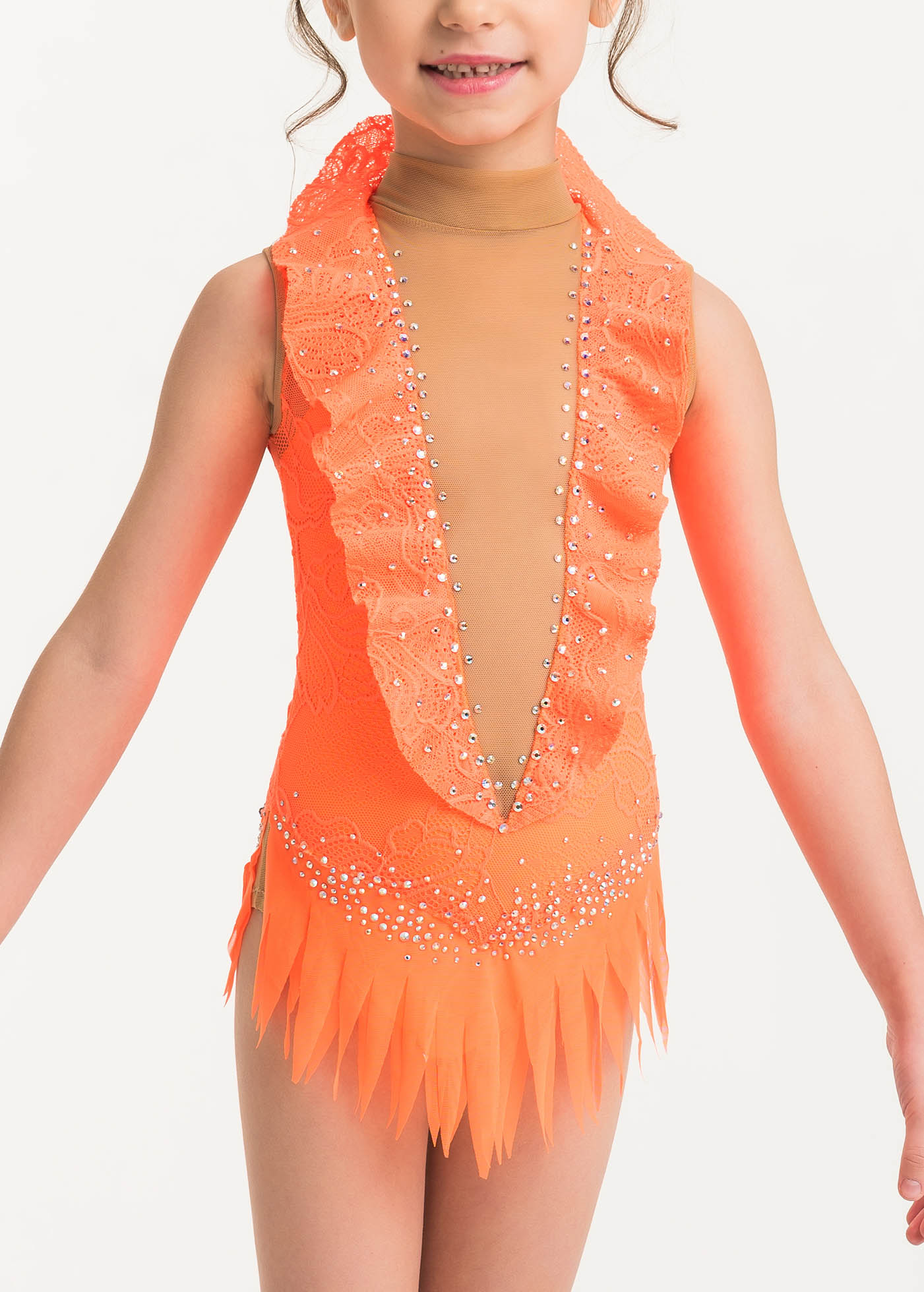 Competition Leotards, Bon Voyage orange, pic 1