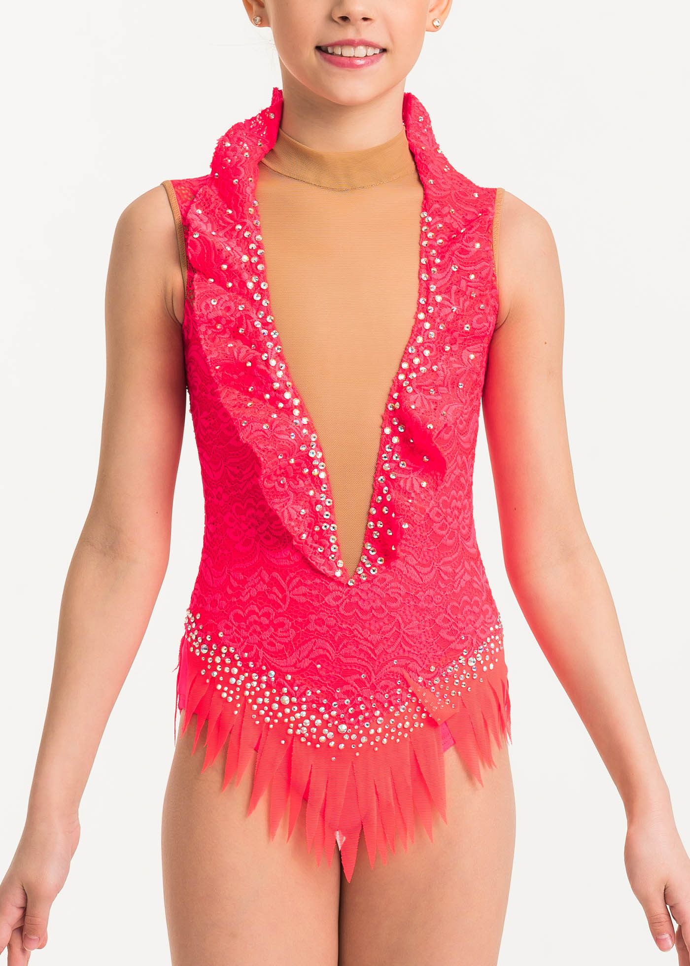 Competition Leotards, Bon Voyage coral, pic 1